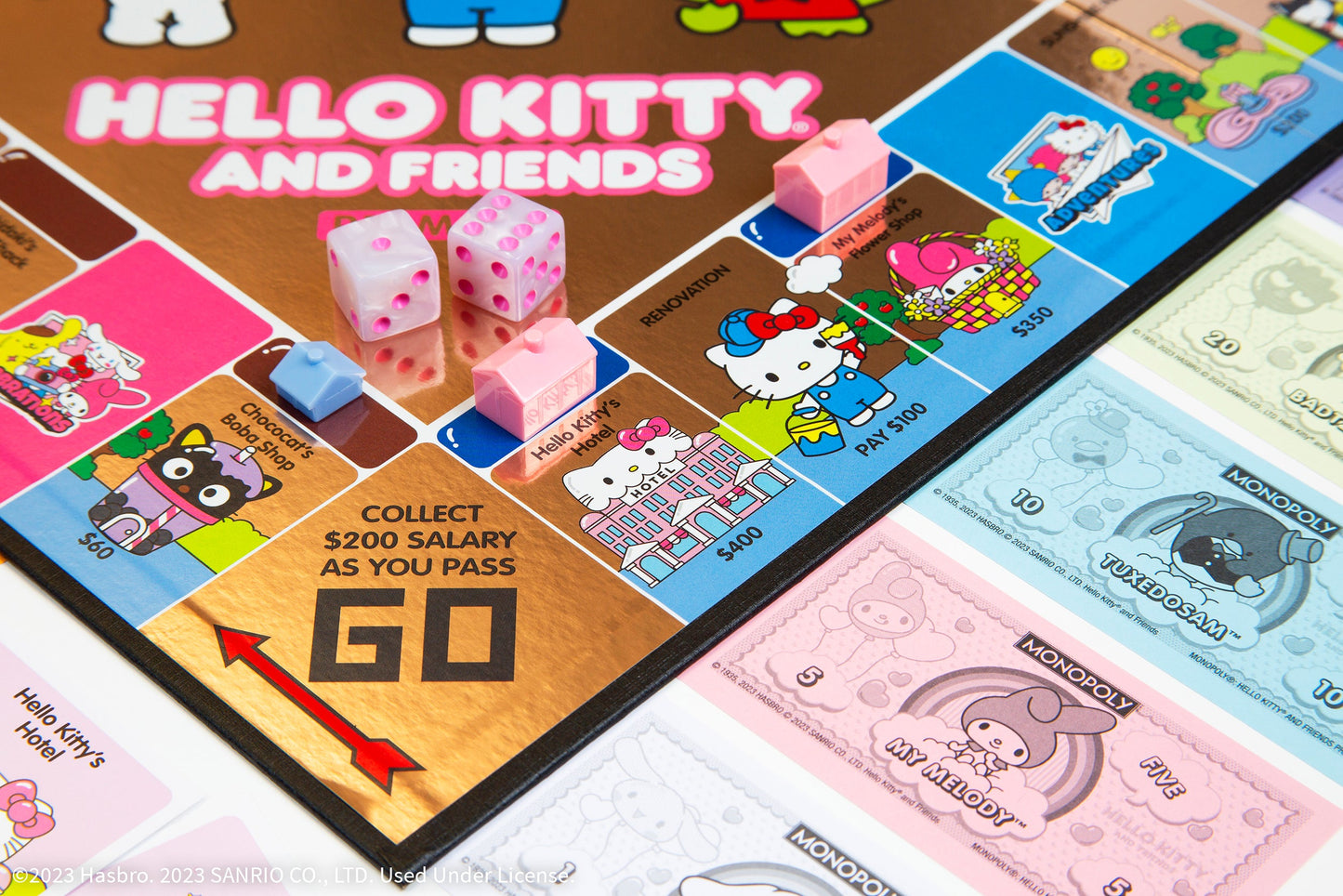 MONOPOLY®: Hello Kitty® and Friends Premium - Cờ Tỷ Phú Bản Cao Cấp - The Op Games