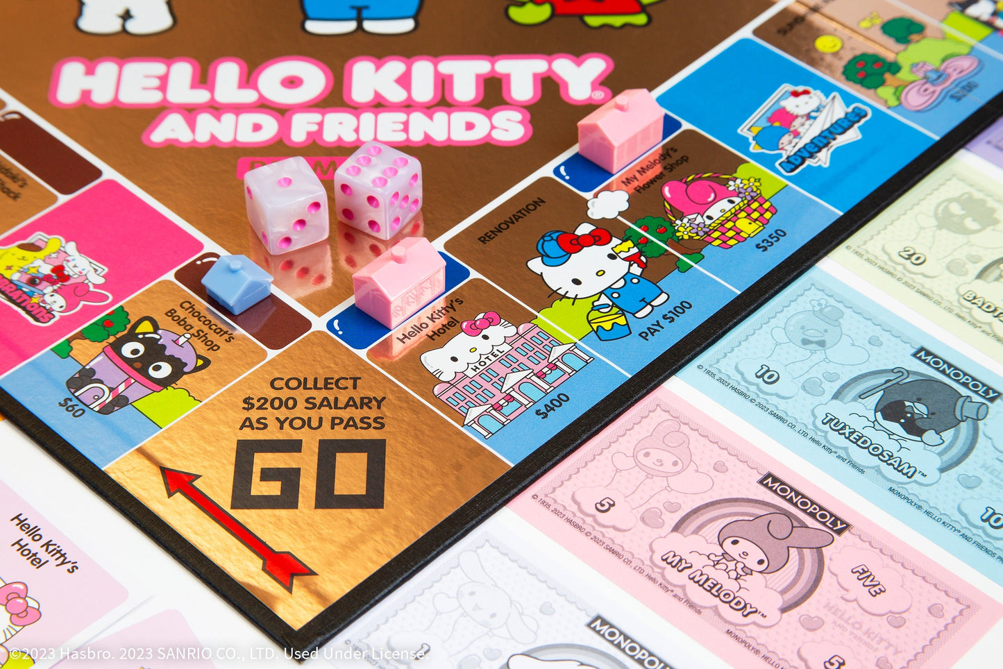 MONOPOLY®: Hello Kitty® and Friends Premium - Cờ Tỷ Phú Bản Cao Cấp - The Op Games The Op Games