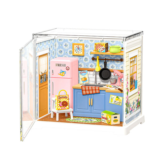 Rolife Homely Baking Kitchen Mini Super Creator DIY Miniature House DWS08B - Mô hình nhà búp bê tí hon tự lắp ráp - Rolife DWS08B