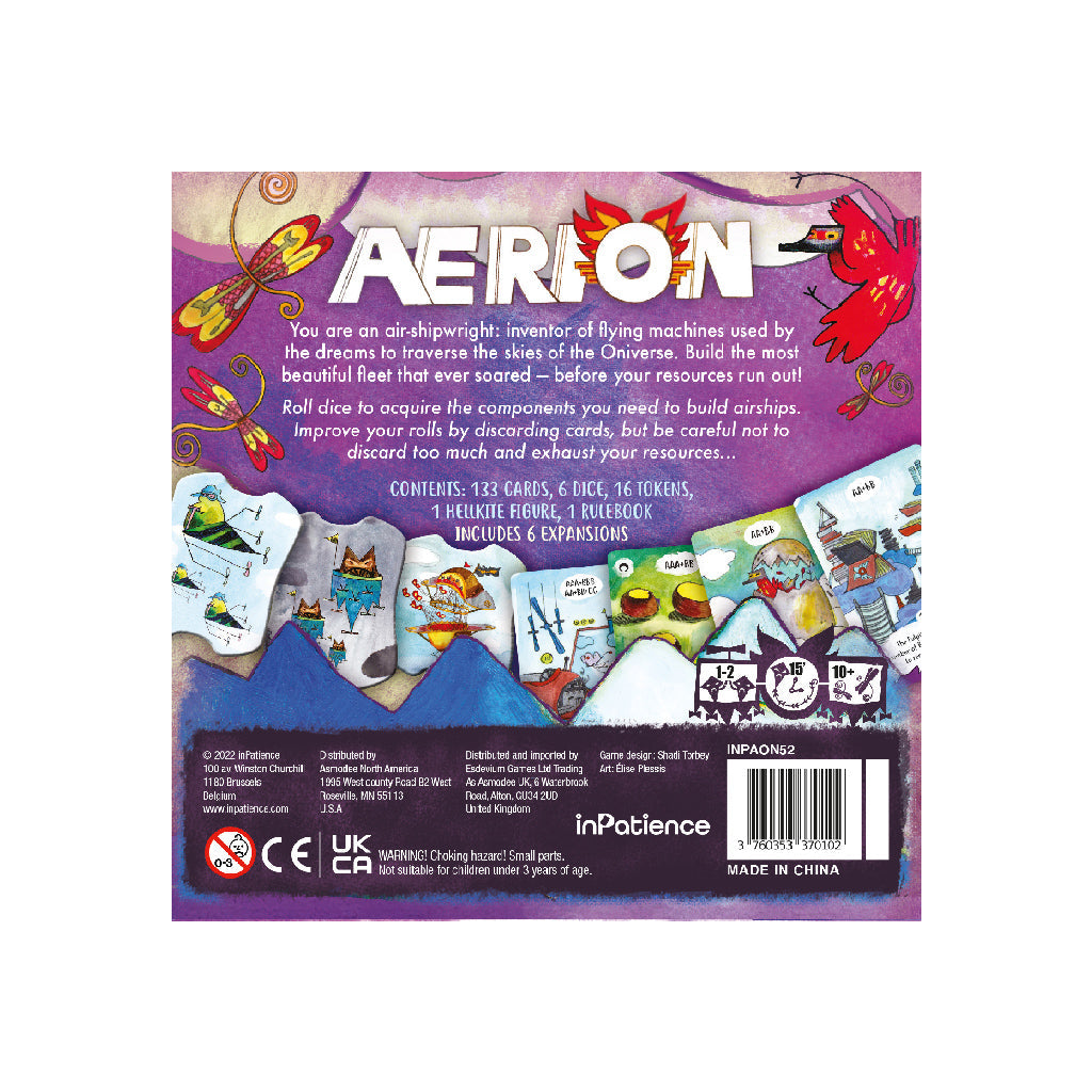 Aerion Board Game - Trò chơi chiến thuật Solo hoặc Co-op - inPatience Games