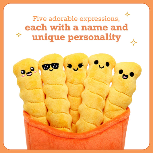 Emotional Support Crinkle Fries - Bộ Gấu Bông Khoai Tây Chiên Cao Cấp - Relatable
