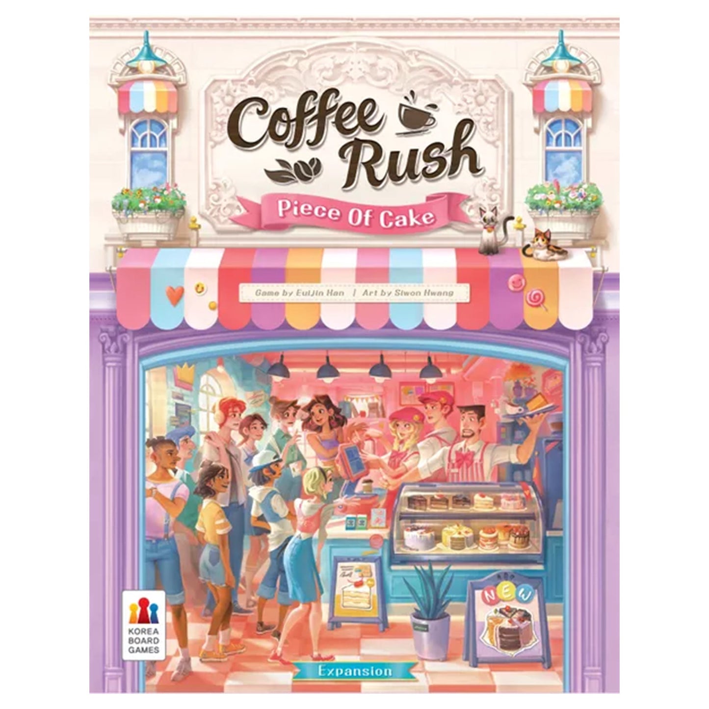 Coffee Rush: Piece of Cake Board Game Expansion - Bản mở rộng trò chơi bàn cờ - Asmodee