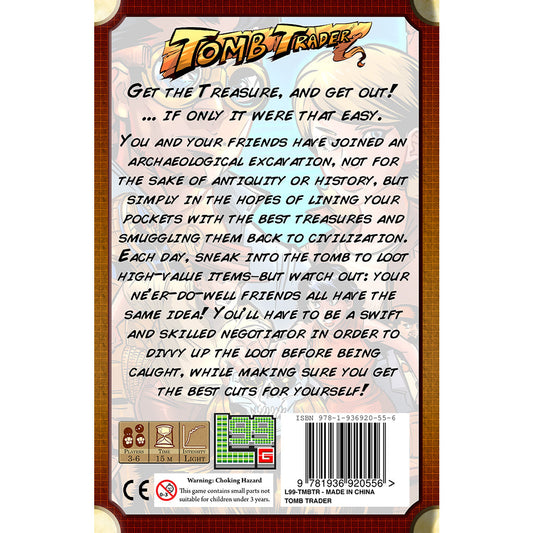 Tomb Trader - Board Game Thương Lượng Khảo Cổ - Level 99 Games - Hình ảnh chi tiết 2