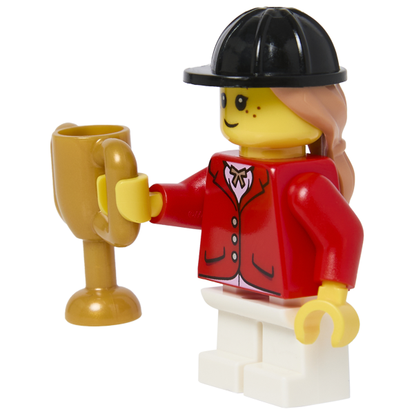 Minifigure Cute Jockey with Trophy - Mô hình Nhân vật Nài ngựa kèm Cúp - LEGO - Hình ảnh sản phẩm