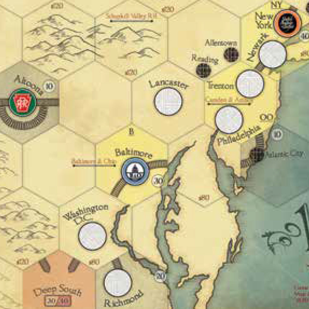 1830 Board Game (Revised Edition) - Trò chơi chiến thuật đường sắt - Lookout Games