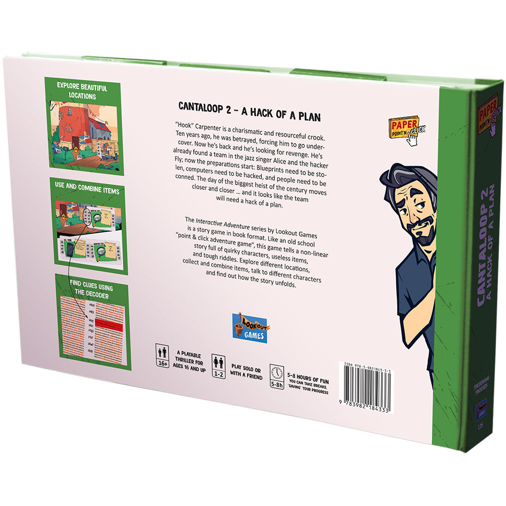 Cantaloop Book 2 - A Hack of a Plan - Sách game giải đố tương tác - Lookout Games