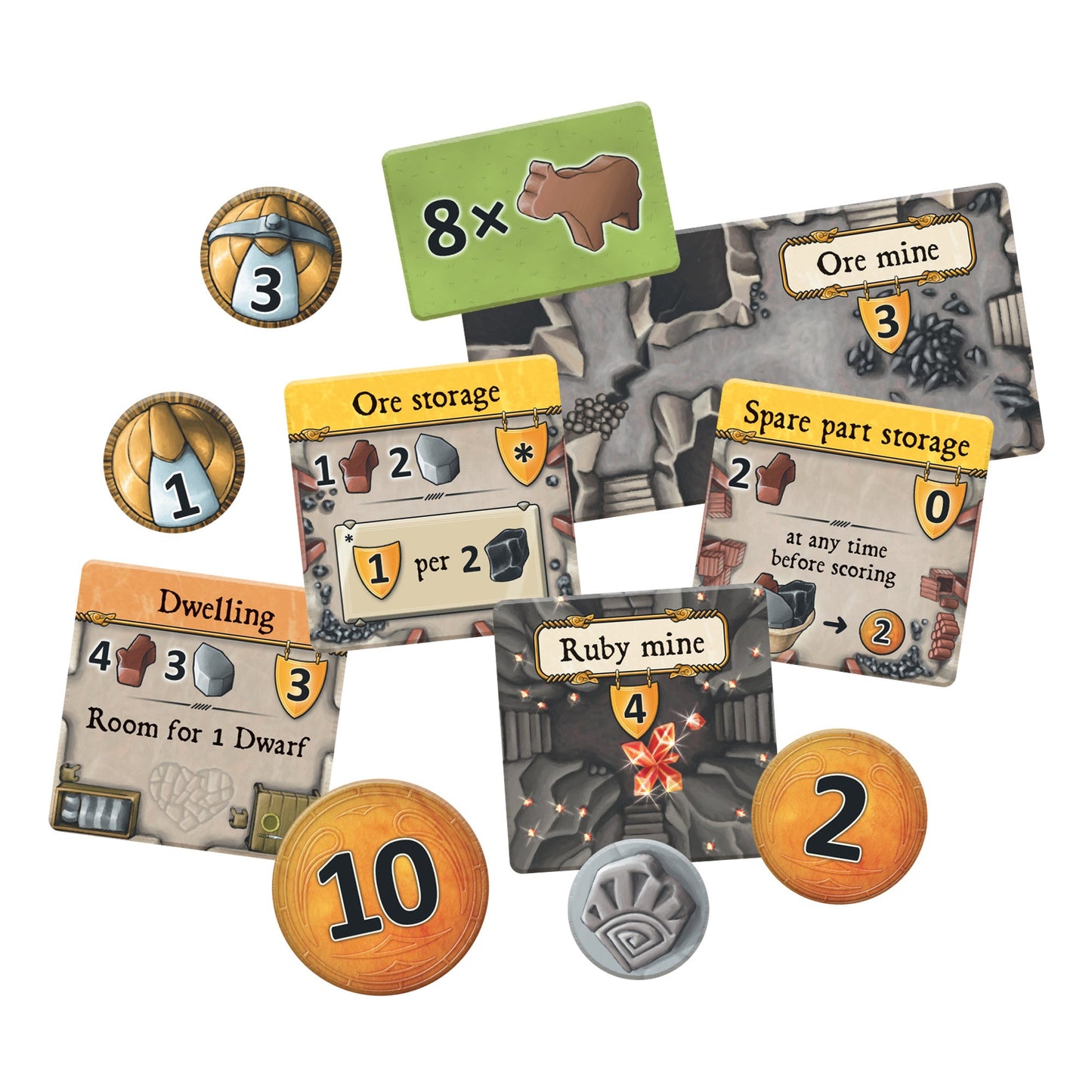Caverna: The Cave Farmers Board Game - Board Game Chiến Thuật Nông Trại - Lookout Games - Hình ảnh bổ sung 4