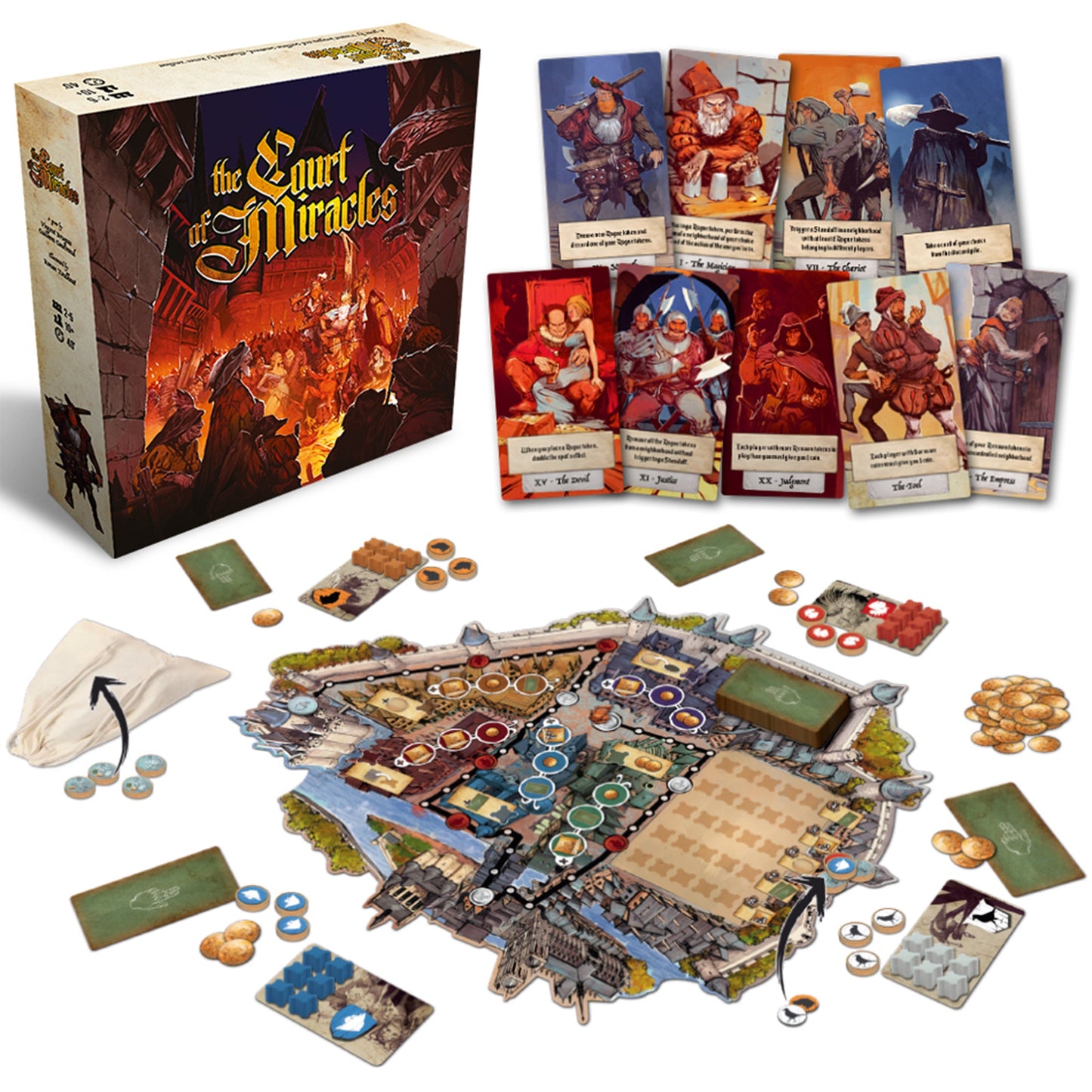 The Court of Miracles - Board Game Chiến Thuật Area Control - Lucky Duck Games