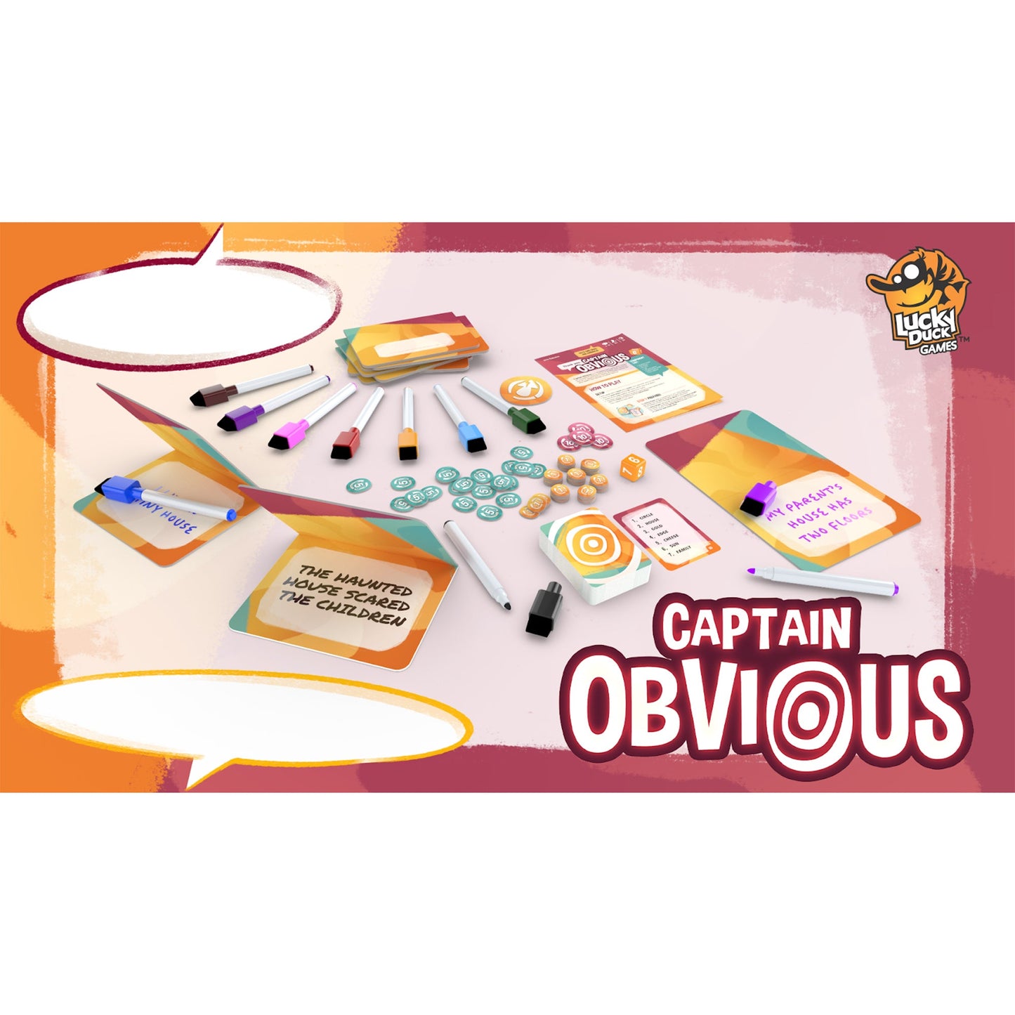 Captain Obvious Party Game - Board Game Tiệc Tùng Hài Hước - Lucky Duck Games