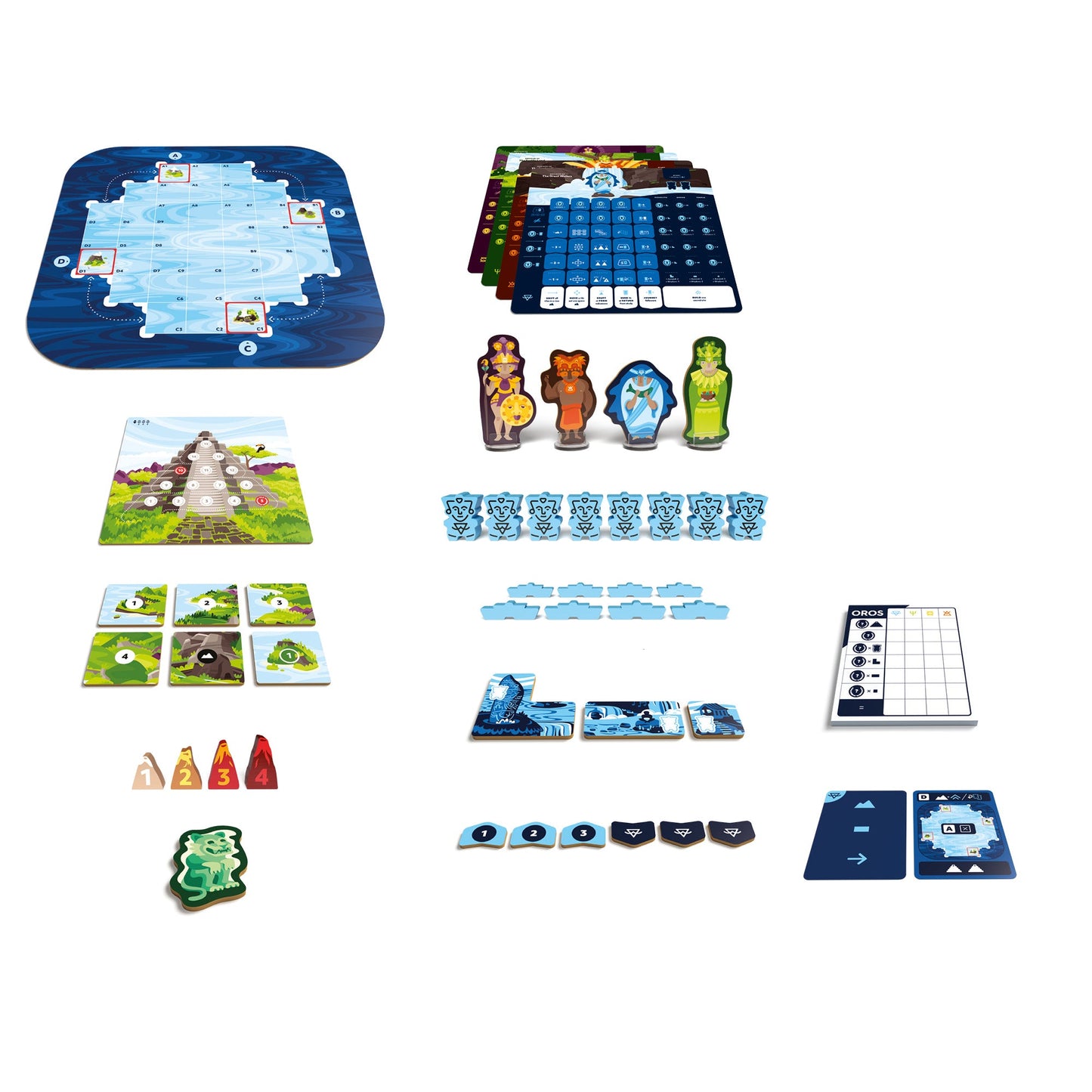 Oros Board Game - Board Game Chiến Thuật Dịch Chuyển Địa Hình - Lucky Duck Games