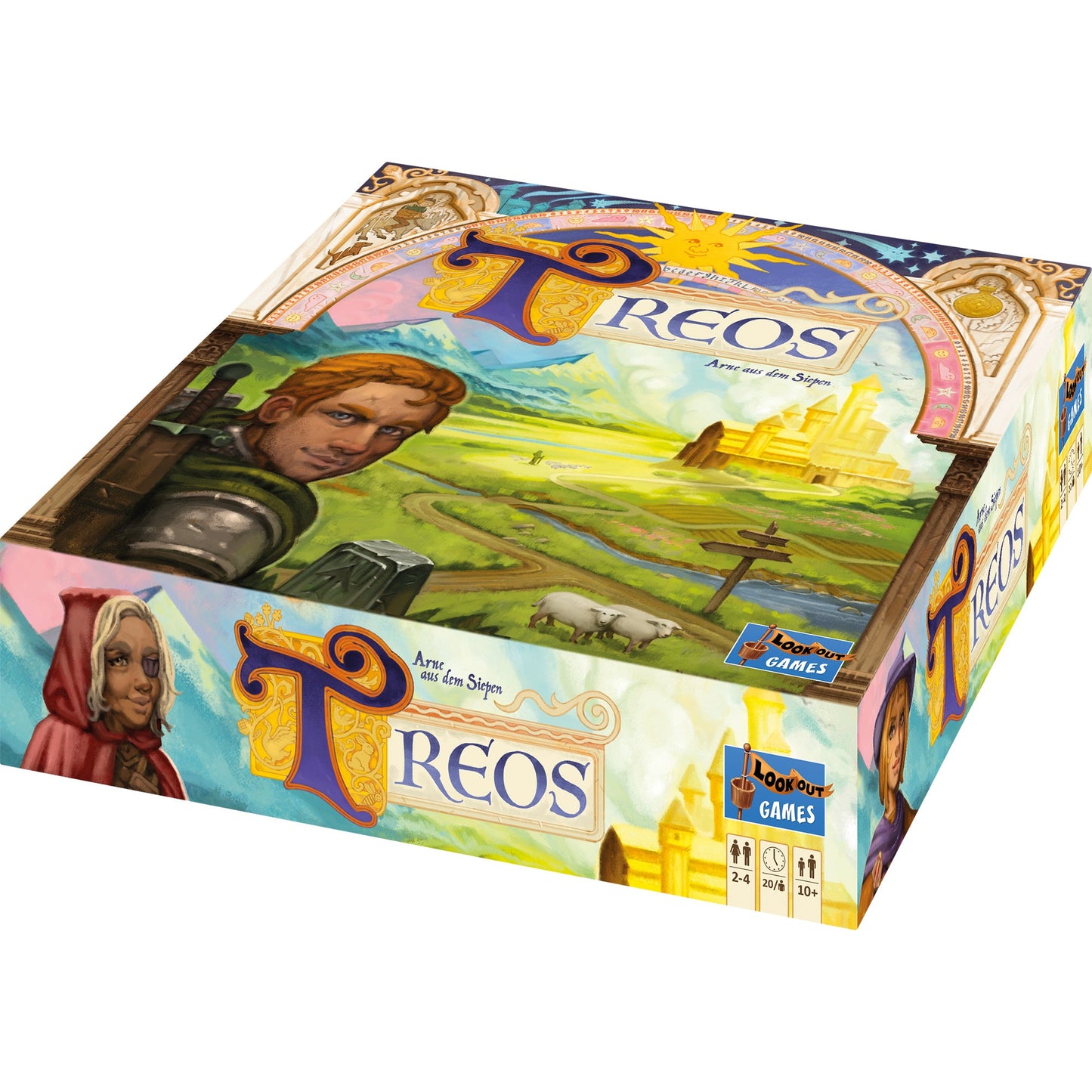 Treos Board Game - Trò Chơi Chiến Thuật Phiêu Lưu - Lookout Games