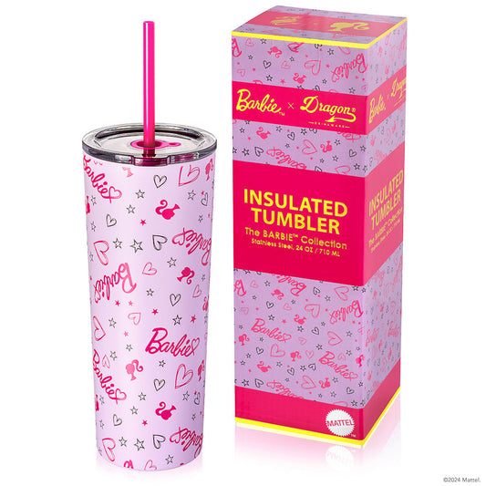 Barbie™ Love Out Loud Tumbler - 24 Oz - Ly Giữ Nhiệt Cao Cấp - Barbie x Dragon Drinkware - Hình ảnh chi tiết 2