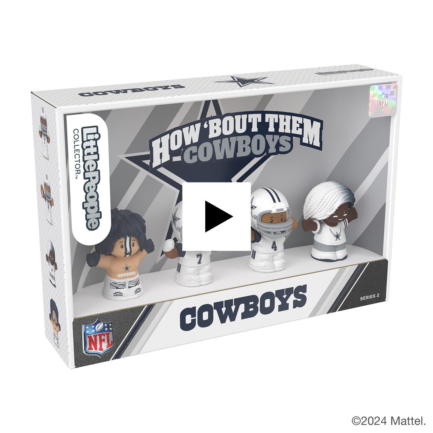 Little People Collector Dallas Cowboys Alternate Jersey Figure Set - Bộ Mô Hình NFL Cao Cấp - Fisher-Price Fisher-Price - Fig
