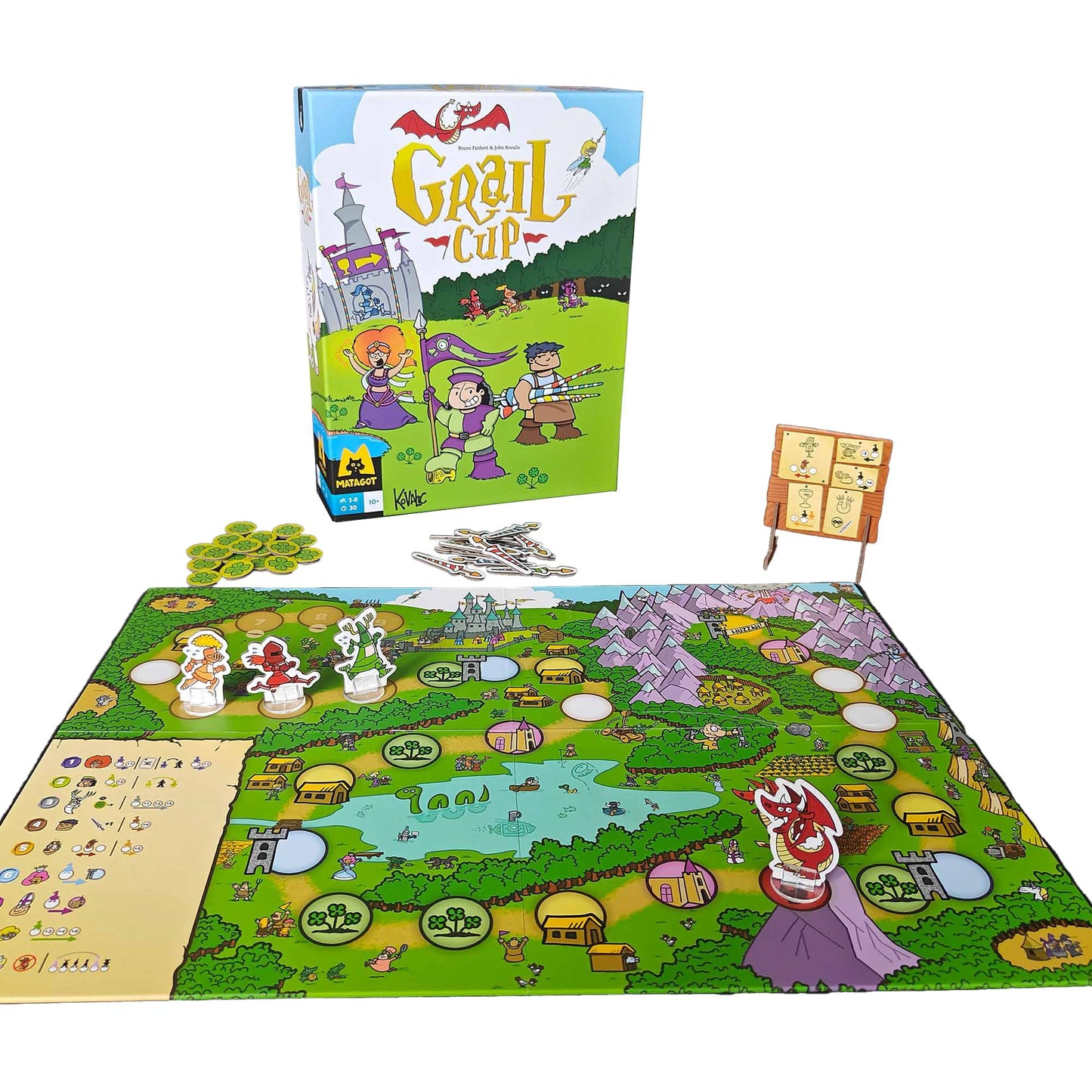 Grail Cup - Board game đua xe chiến thuật - Matagot