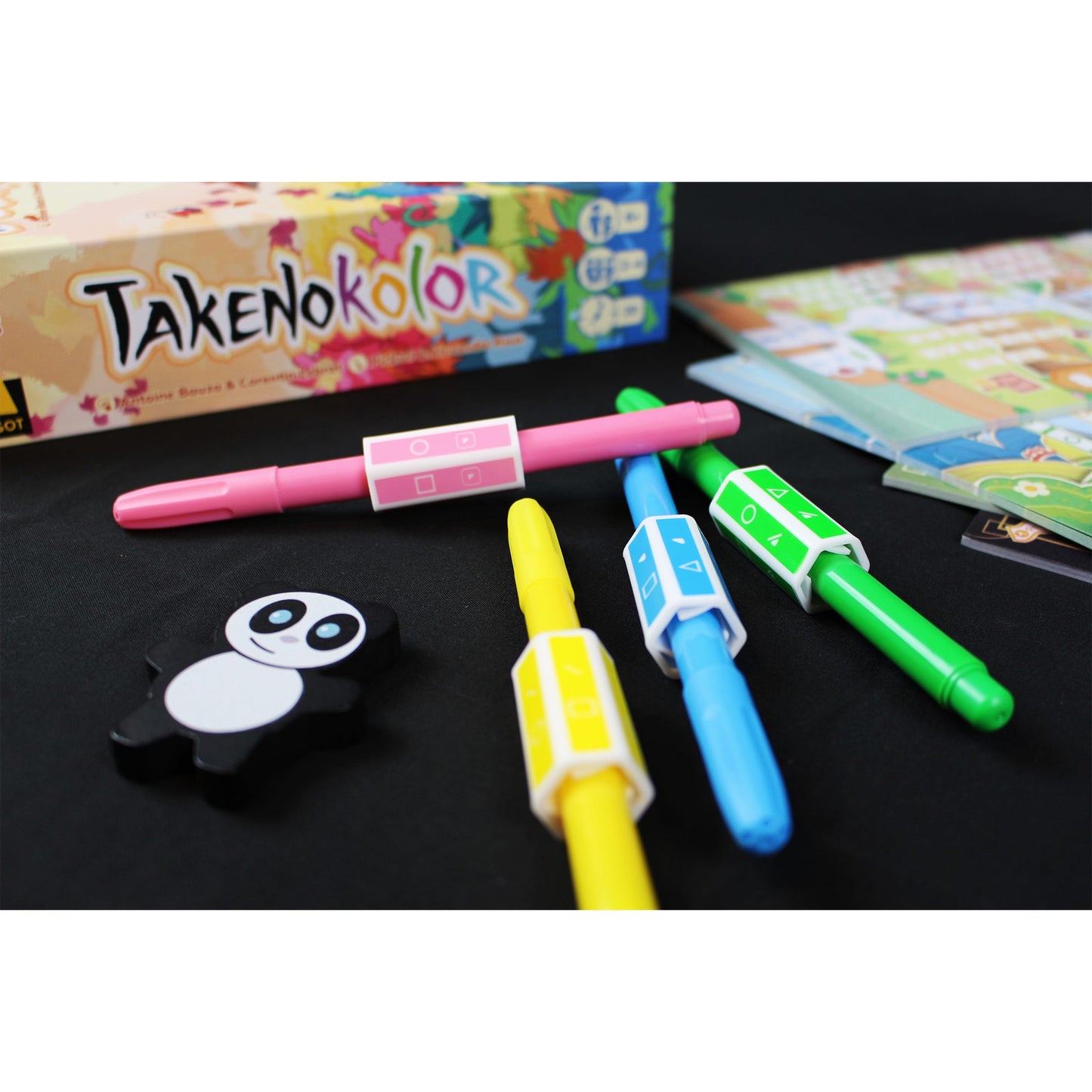 Takenokolor Board Game - Trò Chơi Gia Đình Tô Màu Sáng Tạo - Matagot