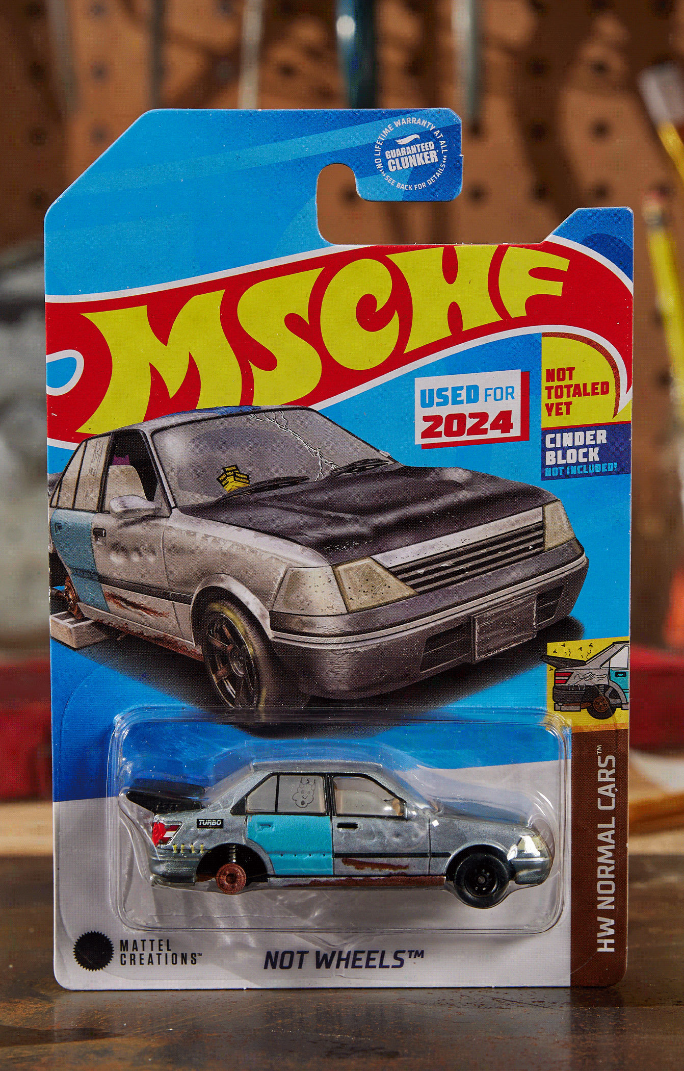 Hot Wheels x MSCHF Not Wheels - Xe Mô Hình Sưu Tầm Nghệ Thuật Mattel Creations HWV25