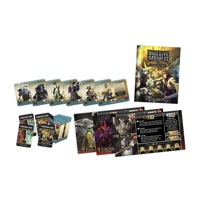 Massive Darkness 2 Upgrade Pack Strategy Board Game Expansion