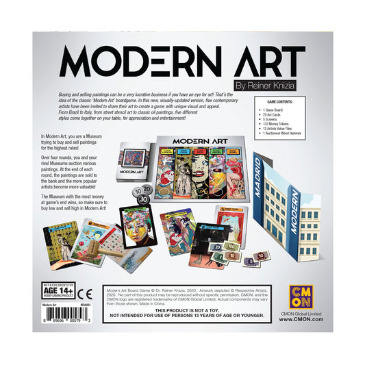 Modern Art Board Game - Trò chơi Đấu giá Nghệ thuật - CMON - Hình ảnh chi tiết 2