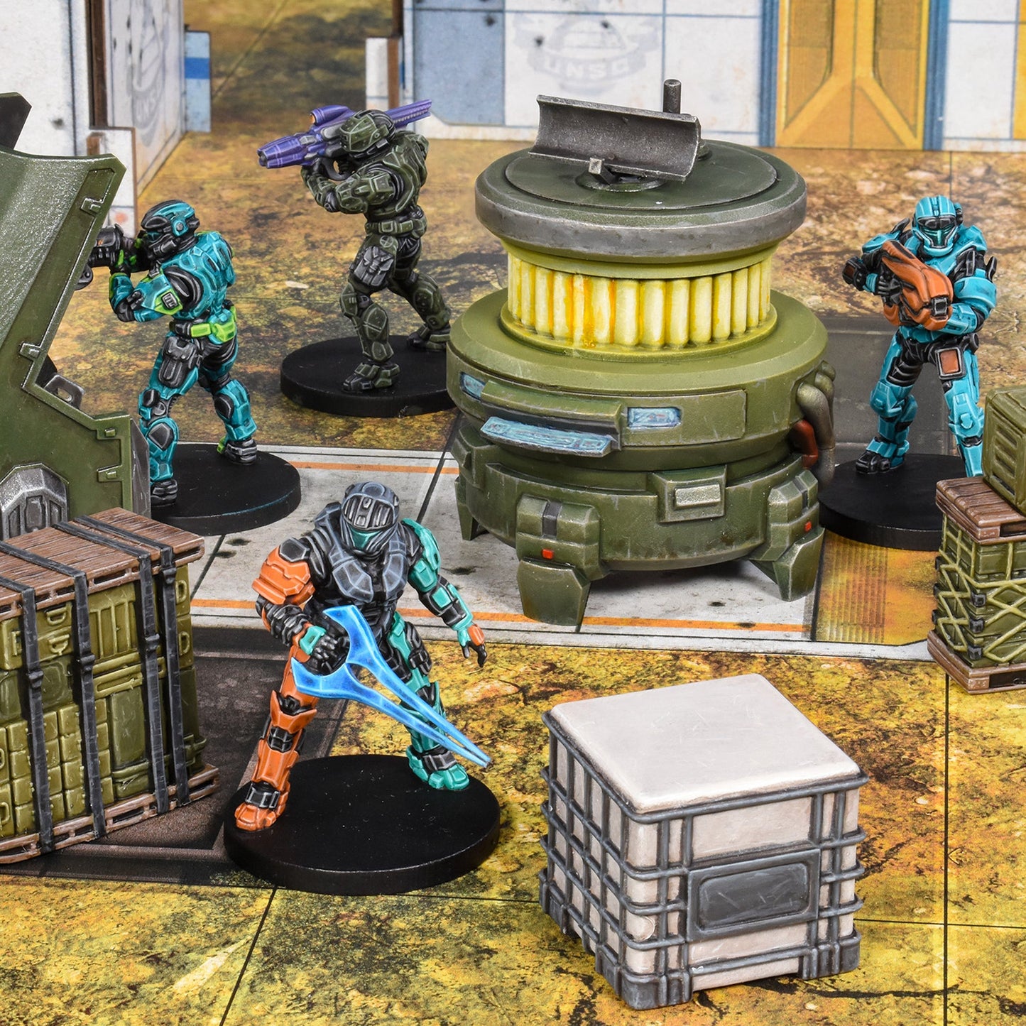 Halo: Flashpoint - UNSC Scenery Set - Phụ kiện sa bàn địa hình - Mantic Games