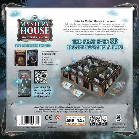 Mystery House Board Game - Board Game Giải Đố Escape Room 3D - Cranio Creations