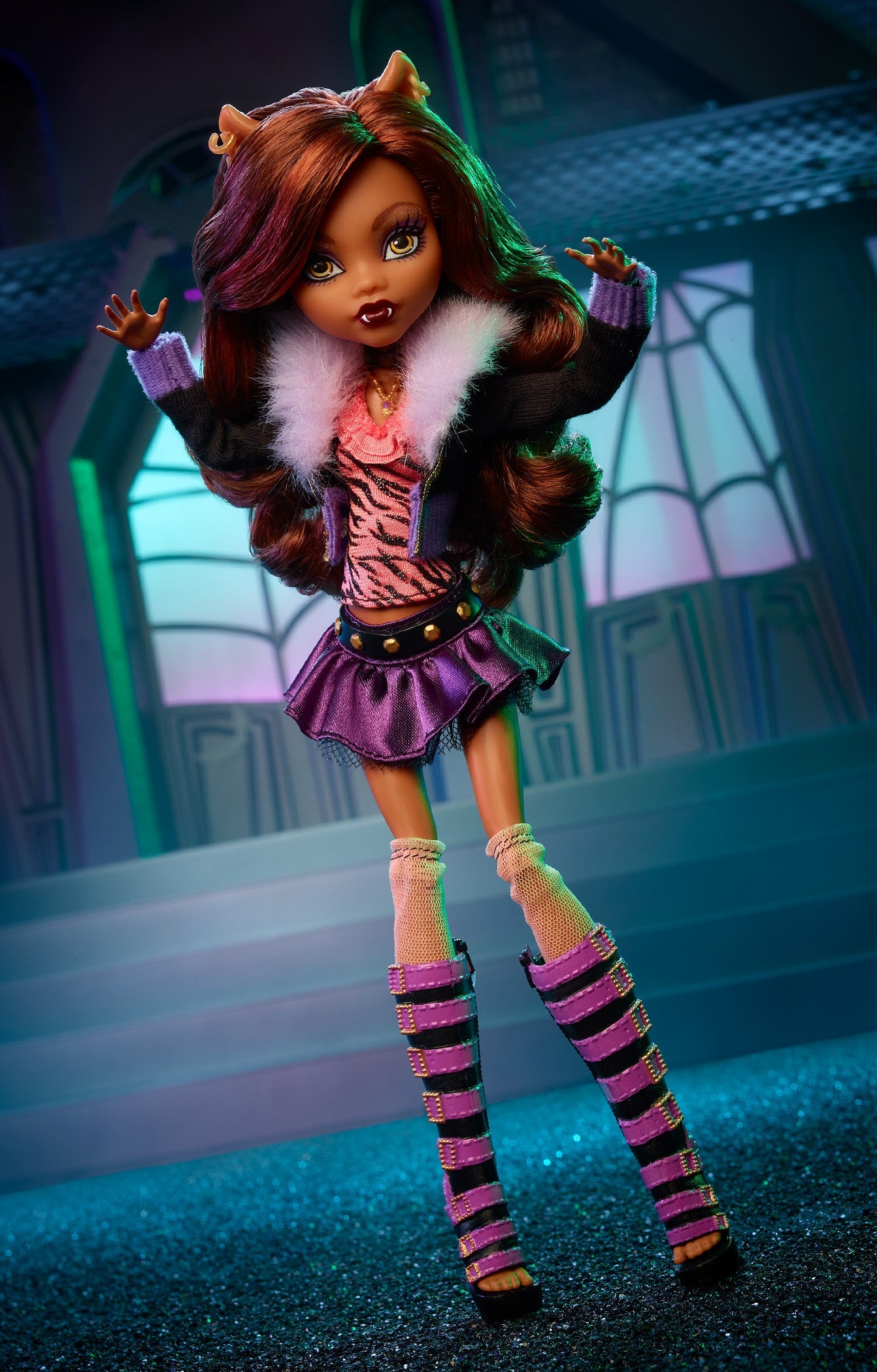 Monster High Clawdeen Wolf Reproduction Doll Búp Bê Sưu Tầm G1 Mattel HGC30 Monster High - ảnh 4 - Figure