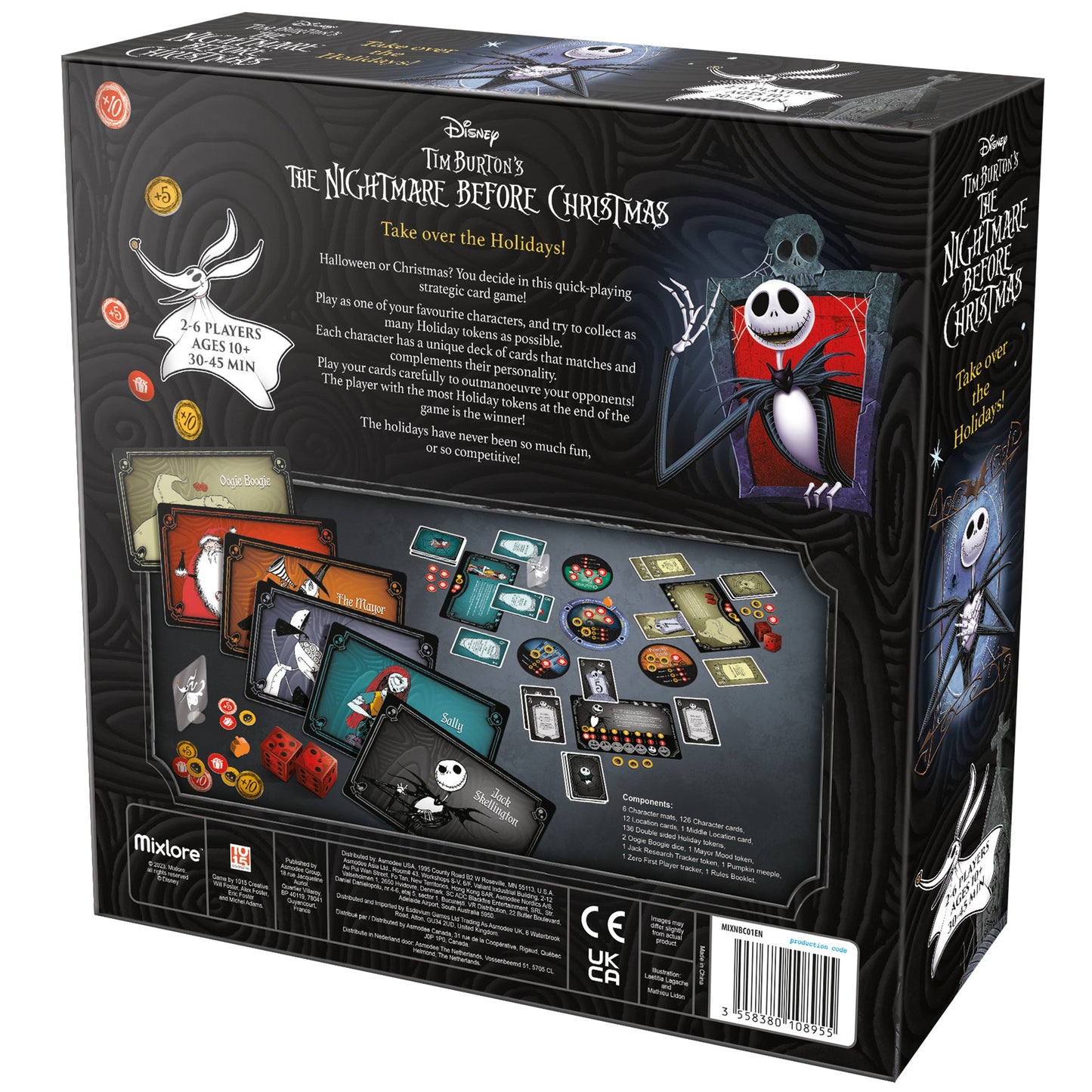 The Nightmare Before Christmas Card Game - Trò chơi thẻ bài chiến thuật - Mixlore