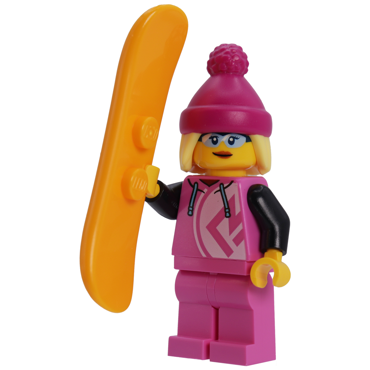Minifigure Pink Snowboarder - Nhân Vật LEGO Nữ Vận Động Viên Trượt Tuyết Màu Hồng - LEGO - Hình ảnh sản phẩm