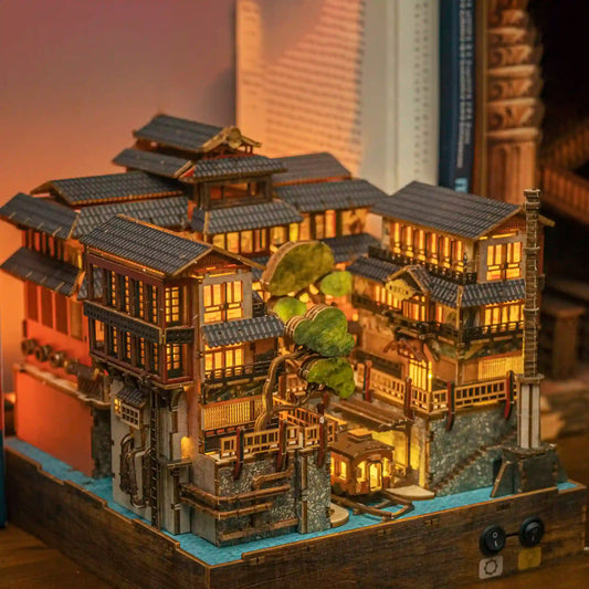 Nhà tắm nước nóng Ginzan Onsen - Nhật Bản