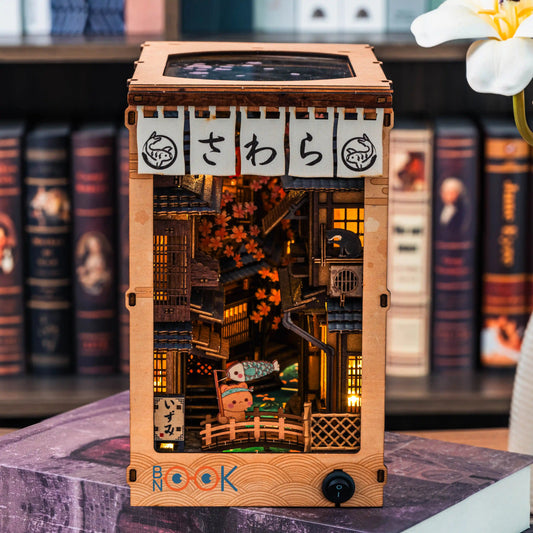 Làng chài Sawara - Nhật Bản (Mô hình Book Nook)
