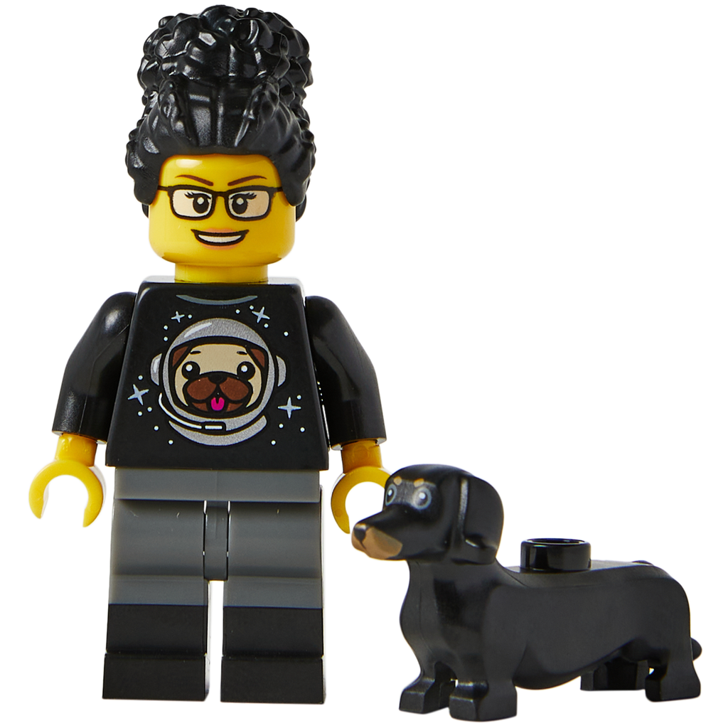 Minifigure The Dog Lover - Mô hình nhân vật người yêu chó LEGO - Hình ảnh chi tiết 2