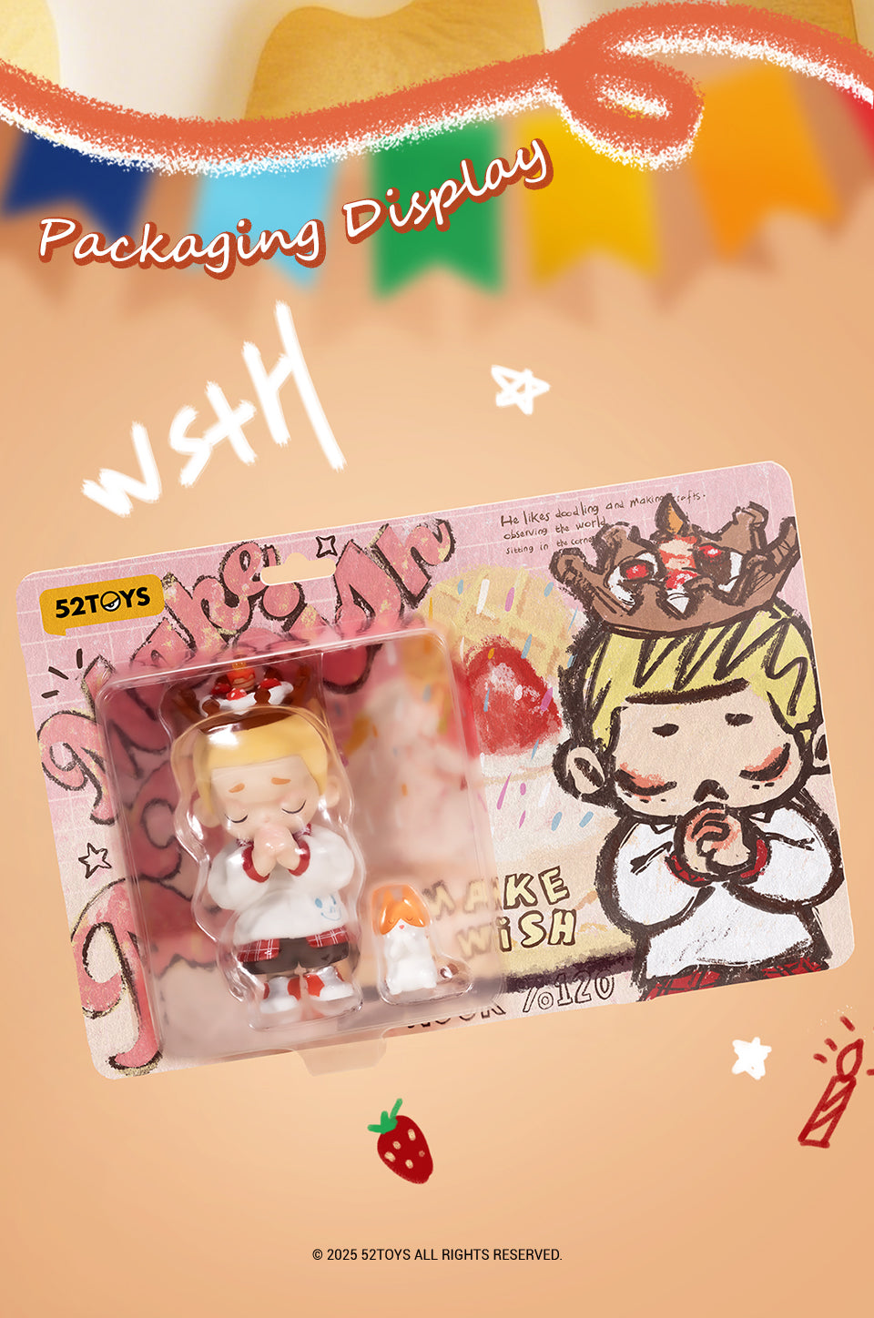 NOOK - MAKE A WISH 120% LIMITED EDITION - Mô hình Art Toy Sưu Tầm - 52TOYS