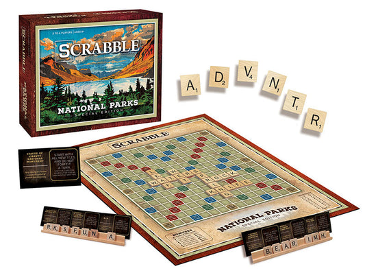 SCRABBLE®: National Parks - Trò chơi ghép chữ chủ đề Công viên quốc gia - The Op Games