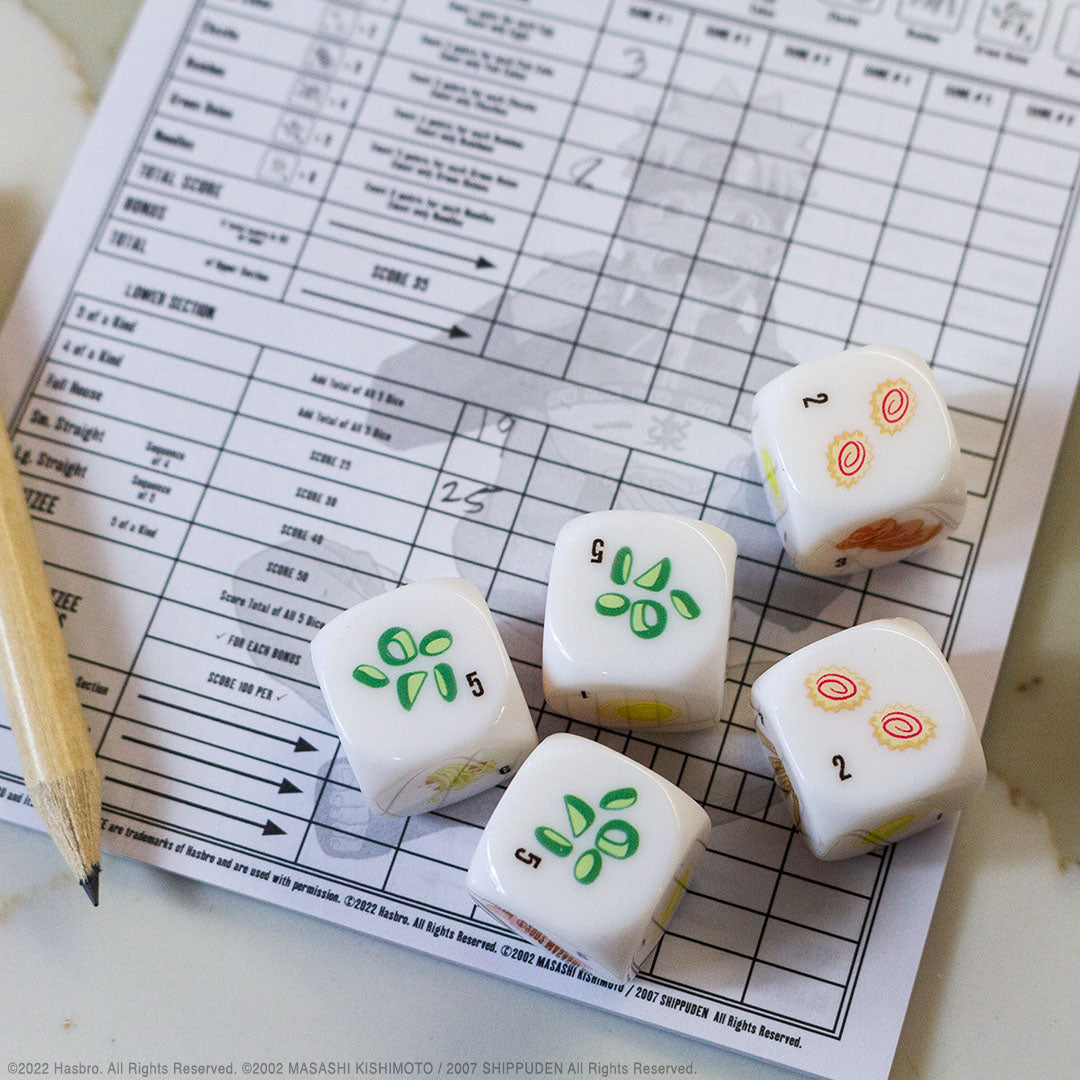 YAHTZEE®: Naruto Shippuden - Trò chơi đổ xúc xắc chủ đề Naruto - The Op Games