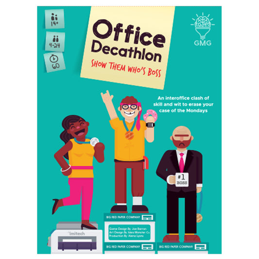 Office Decathlon Party Game - Board Game Tiệc Tùng Văn Phòng - Gray Matters Games