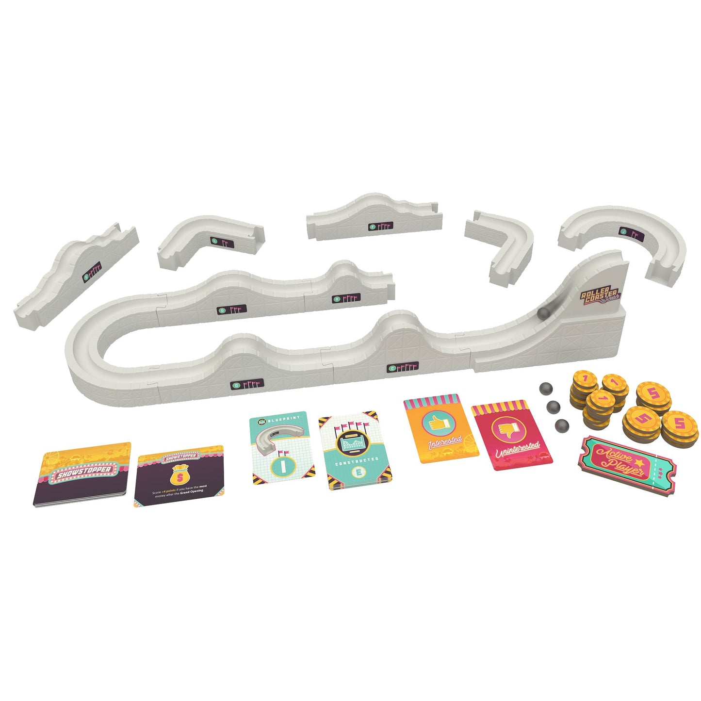 Roller Coaster Rush - Board Game Xây Dựng Tàu Lượn Siêu Tốc - Pandasaurus - Hình ảnh bổ sung 4