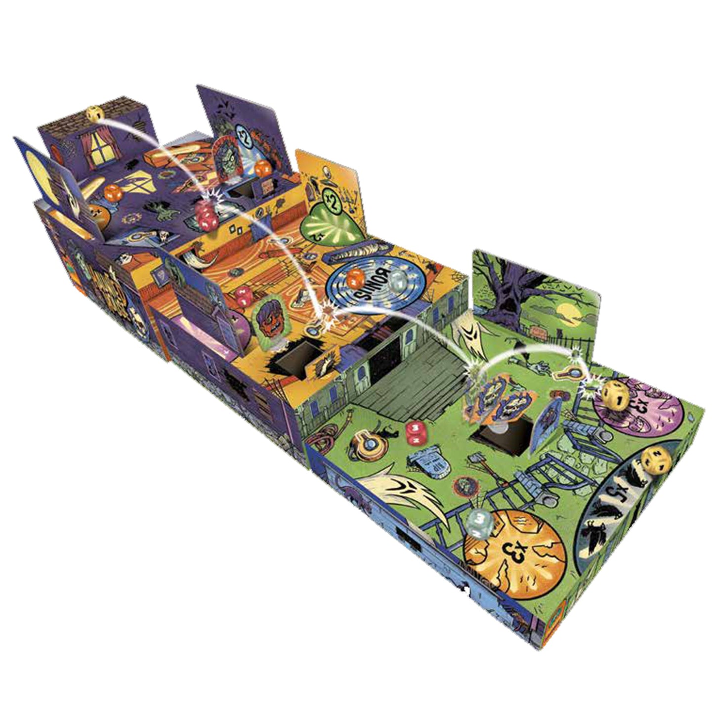 Boxtop Pinball: Haunted House - Trò chơi board game Pinball 3D - Pandasaurus - Hình ảnh sản phẩm