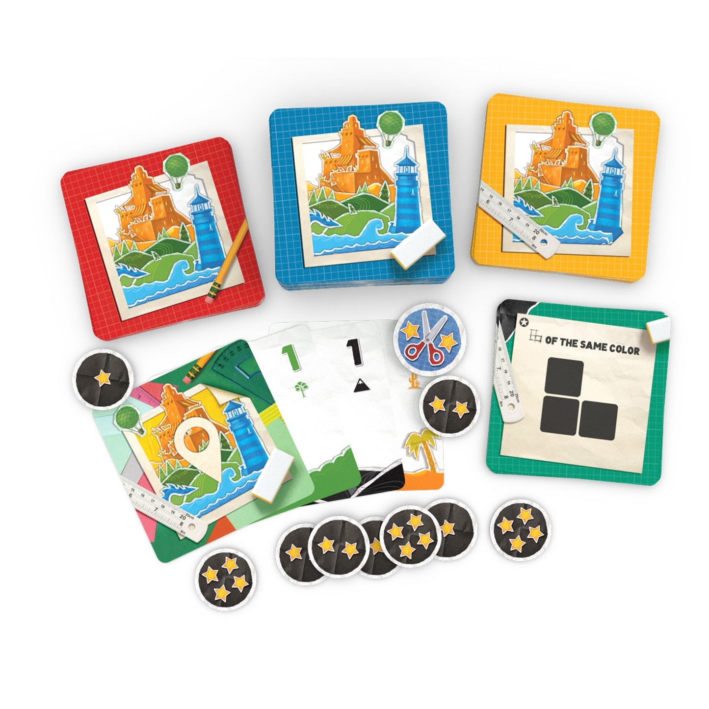 Paper World Card Game - Board Game Thẻ Bài Gia Đình - Pandasaurus