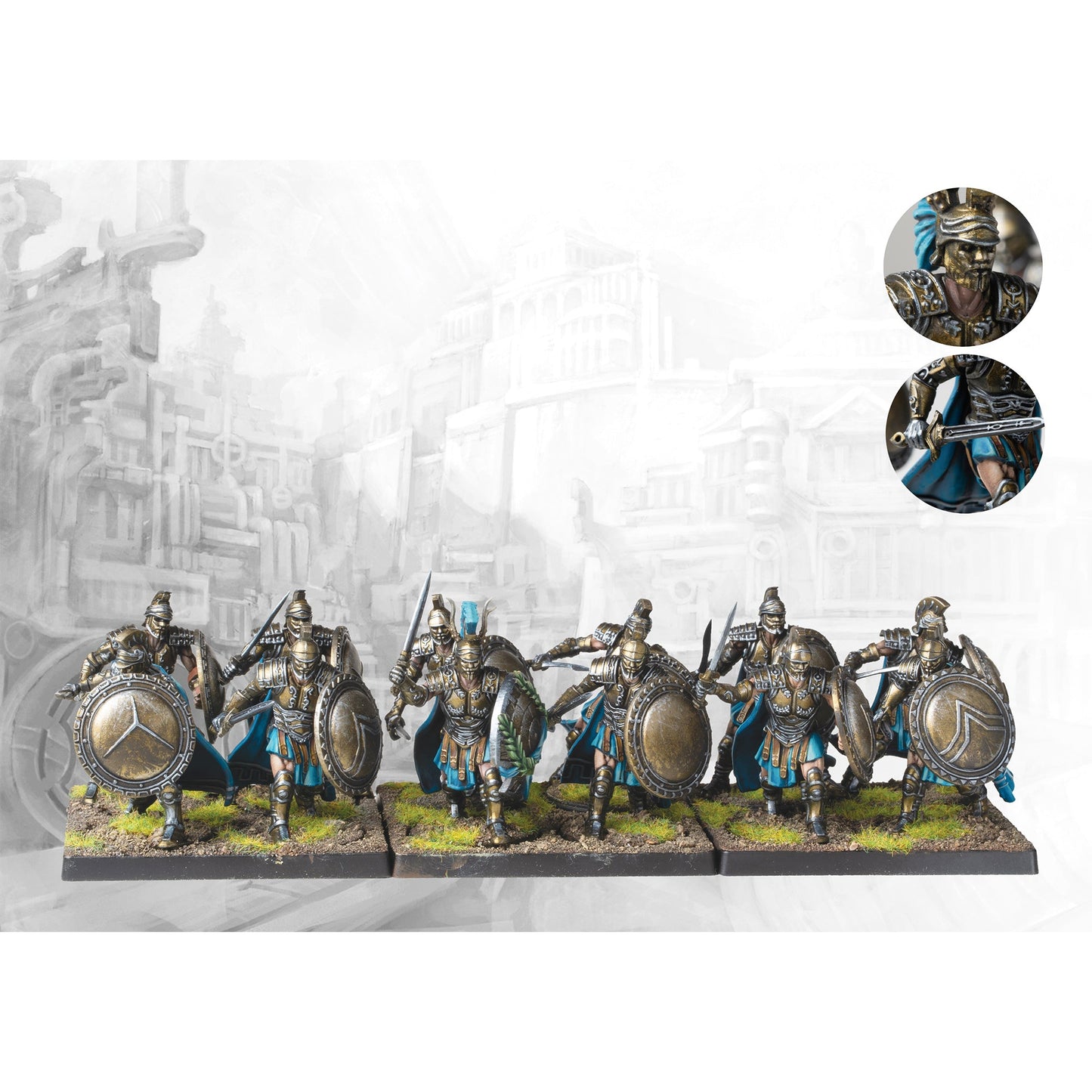 Conquest Miniatures Game - City States: Agema - Mô hình chiến thuật tinh nhuệ - Para Bellum