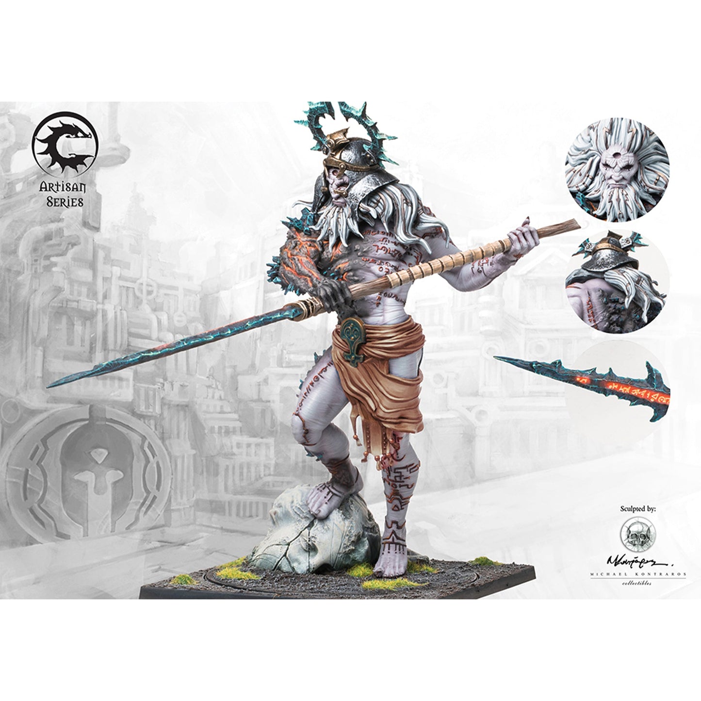 City States: Promethean Oracle Artisan Series - Mô hình Miniature cao cấp - Para Bellum