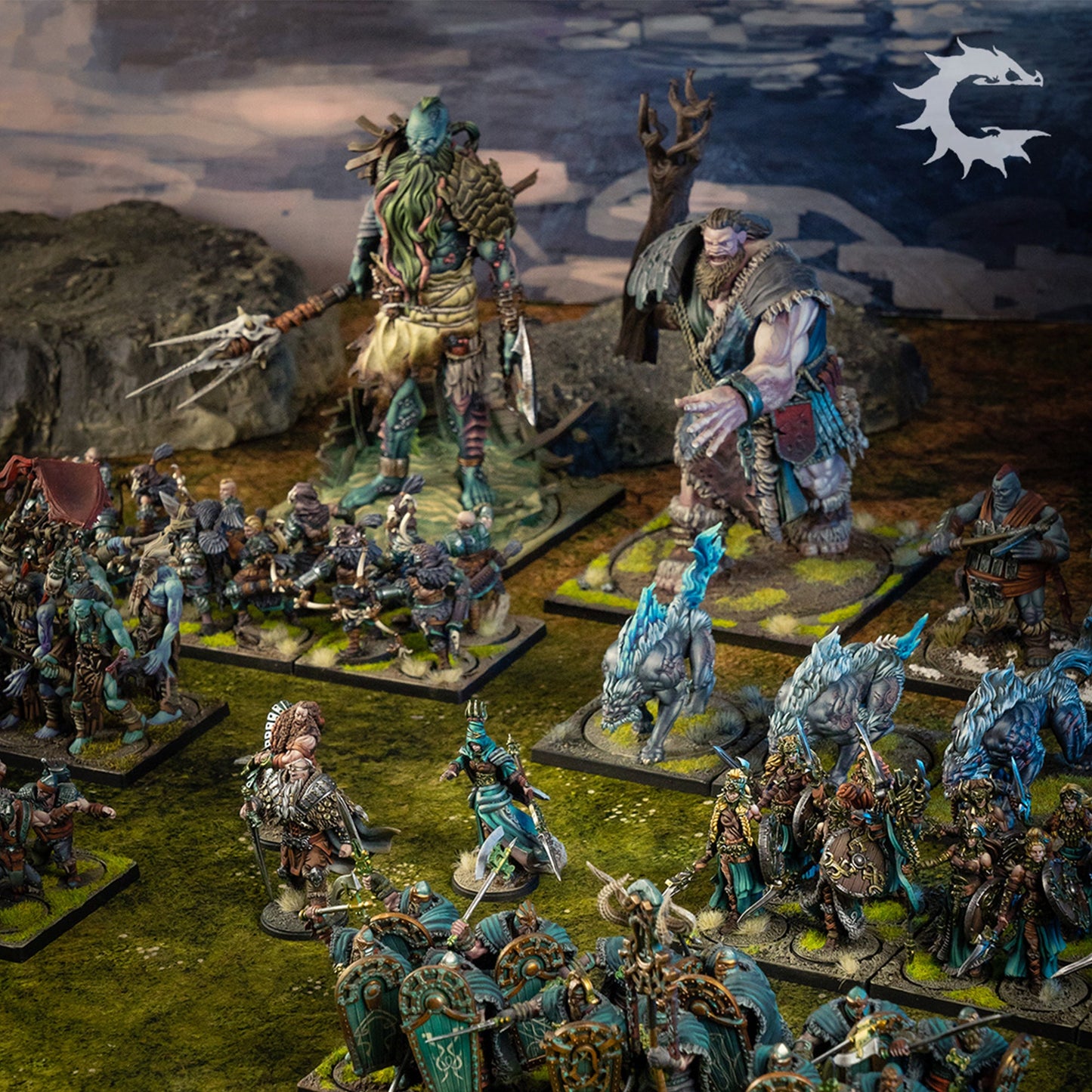 Conquest Miniatures Game - Nords: Blood Tide 2000pt Army - Bộ Quân Đội Mô Hình Chiến Thuật Para Bellum