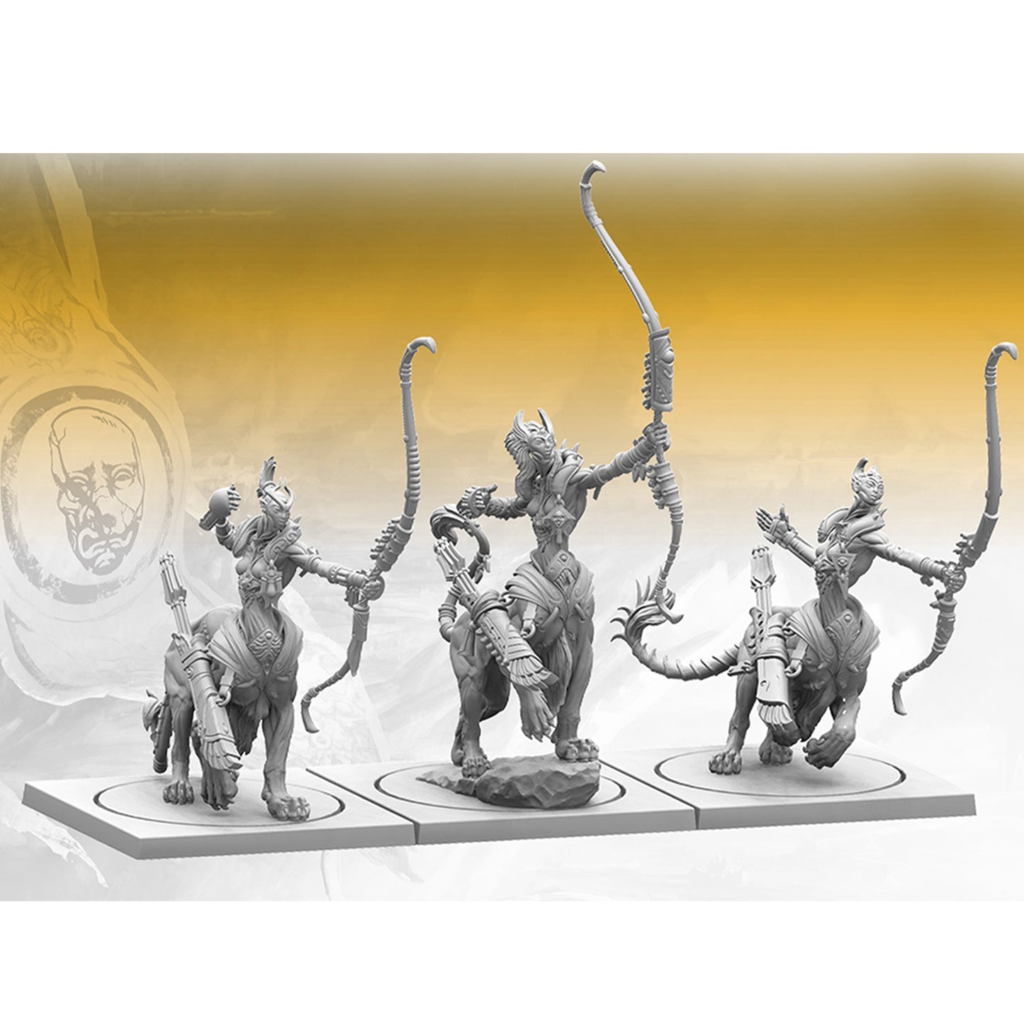 Conquest Miniatures Game - Spires: Leonine Avatara - Trò Chơi Mô Hình Chiến Thuật Para Bellum - Hình ảnh sản phẩm
