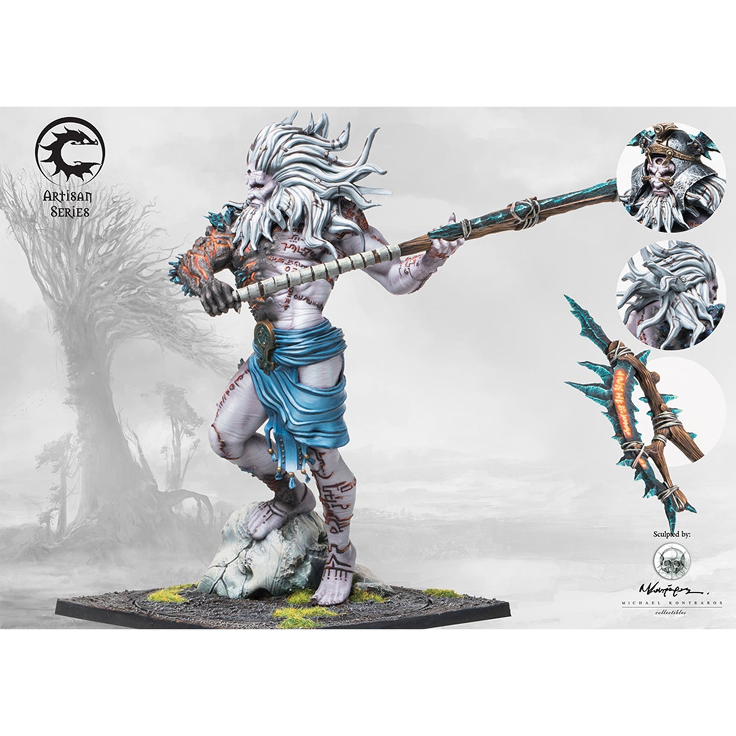 Conquest City States: Nords Promethean Seidr Artisan Series - Mô Hình Nhựa Resin Cao Cấp - Para Bellum