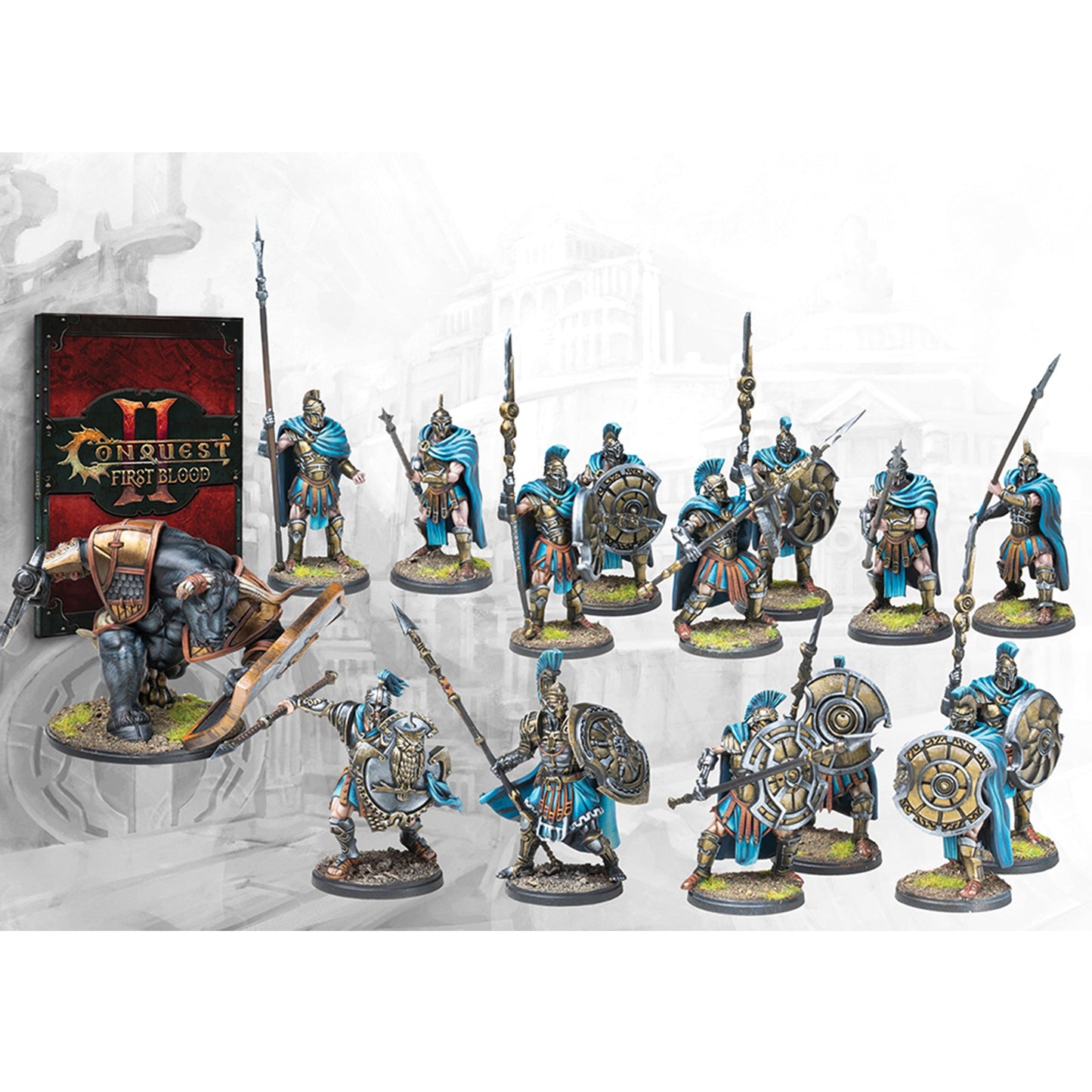 Conquest Miniatures Game - City States: First Blood Warband - Bộ mô hình chiến thuật - Para Bellum