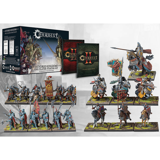 Conquest Miniatures Game - Hundred Kingdoms: One Player Starter set - Bộ Khởi Đầu Game Sa Bàn - Para Bellum - Hình ảnh chi tiết 2