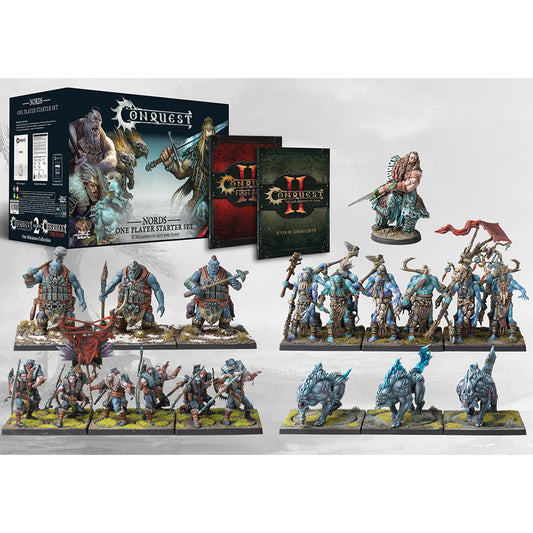 Conquest Miniatures Game - Nords: One Player Starter Set - Bộ Khởi Đầu Game Sa Bàn - Para Bellum