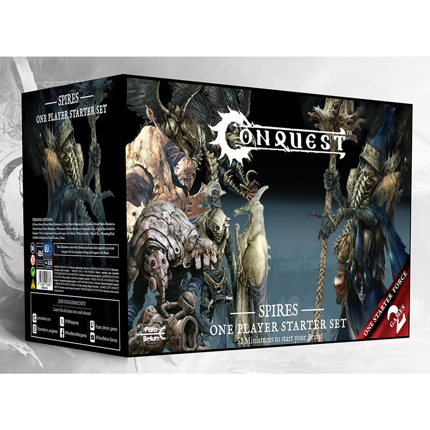 Conquest Miniatures - Spires: Supercharged One Player Starter Set - Bộ Khởi Đầu Sa Bàn Chiến Thuật - Para Bellum - Hình ảnh sản phẩm