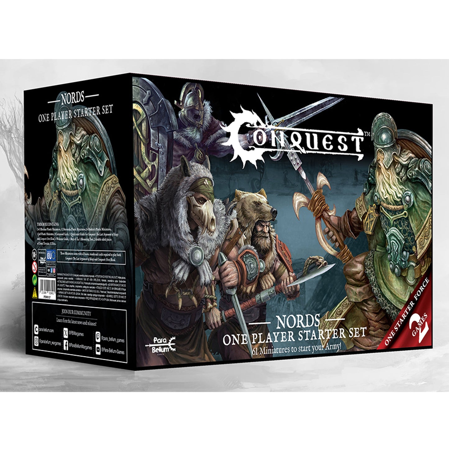 Conquest Miniatures - Nords: Supercharged One Player Starter Set - Bộ Khởi Đầu Miniature Games Chiến Thuật - Para Bellum
