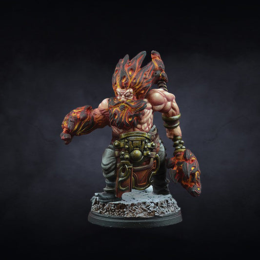 Conquest Miniatures Game - Dweghom: Tempered Sorcerer - Mô hình nhân vật chiến thuật - Para Bellum