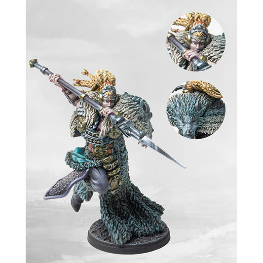 Conquest Miniatures Game - Nords: Artisan Series Female Jarl - Mô Hình Chiến Thuật Cao Cấp Para Bellum
