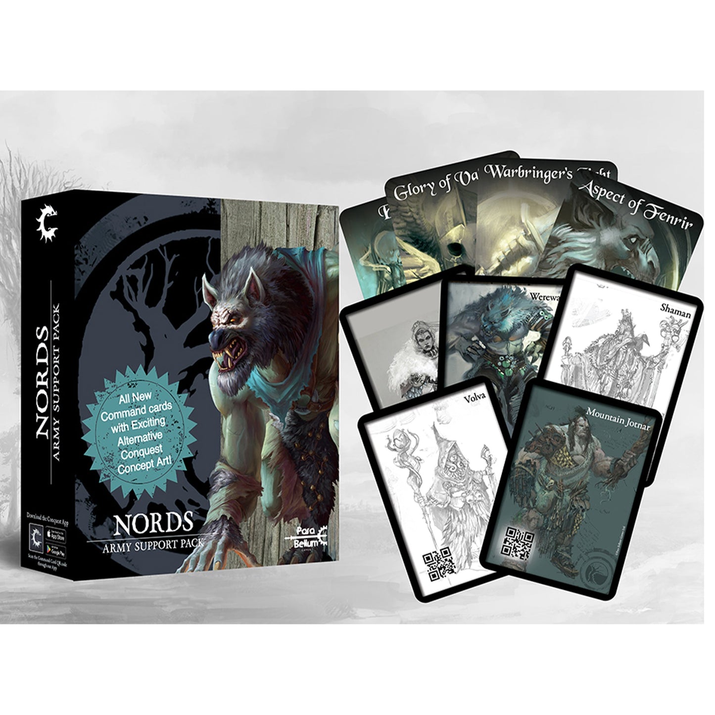 Nords: Alternate Art Army Support Pack - Bộ Thẻ Bài Hỗ Trợ Conquest - Para Bellum